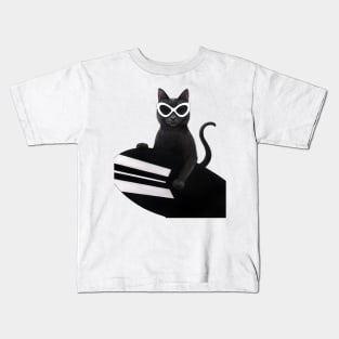 Cat surfer Kids T-Shirt